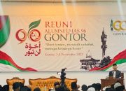 Alumni Emas Gontor ’96 Reunian, Serukan ‘Stand with Palestina’ dengan Bacakan Surat Al-Fatihah